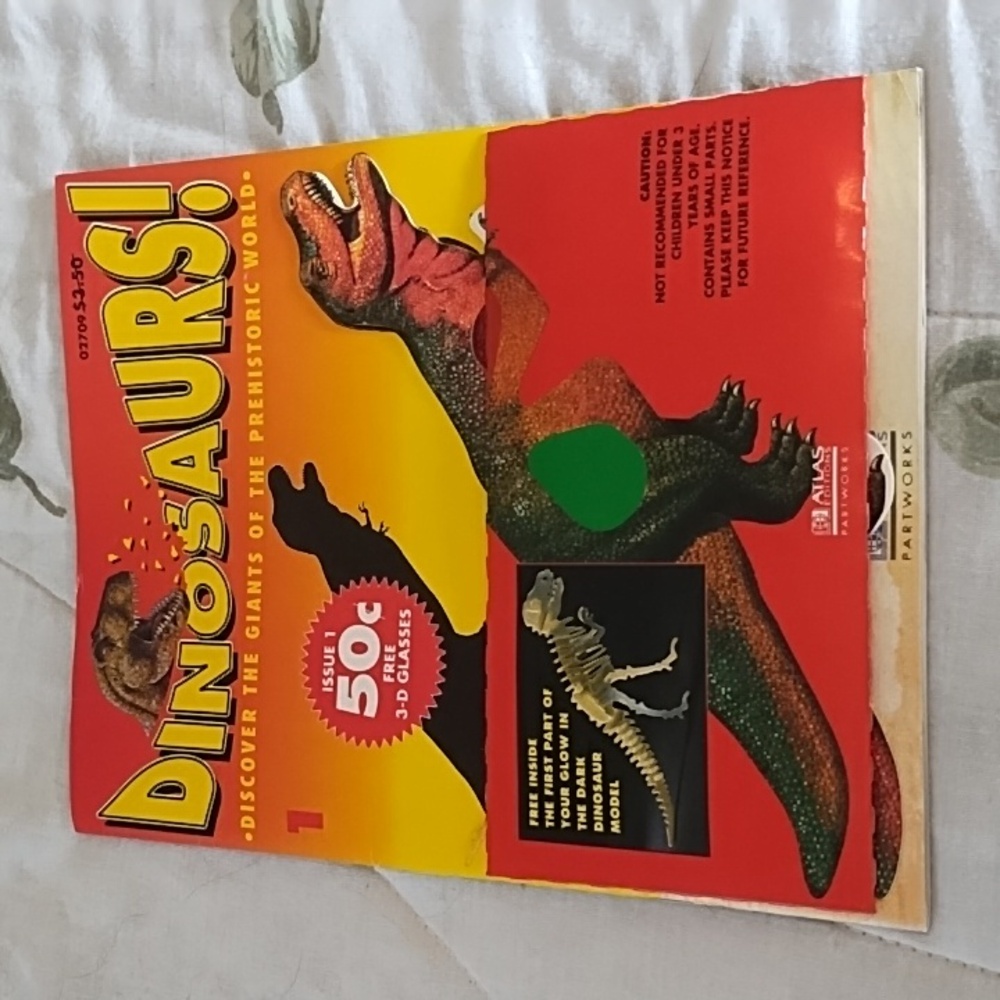 Vintage Dinosaur Book